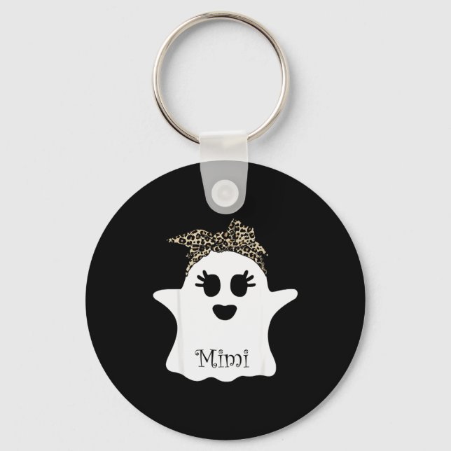 Mb Soky Mimi Ghost Bandana Boo Halloween Family Ma Nyckelring (Framsida)