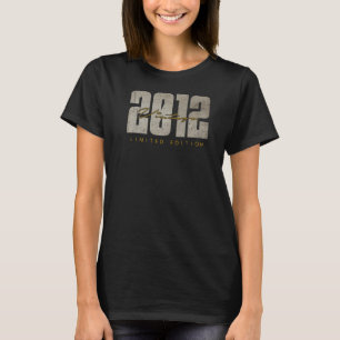MB Vintage 2012 10 år gammal 10:e födelsedagen T Shirt
