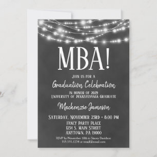 MBA Business Admin Studentfest-inbjudan Inbjudningar
