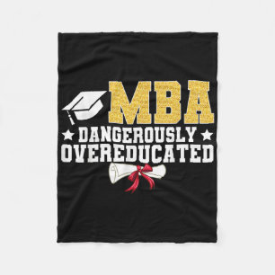 Mba Farligt Överutbildad Magisterexamen Examen Fleecefilt