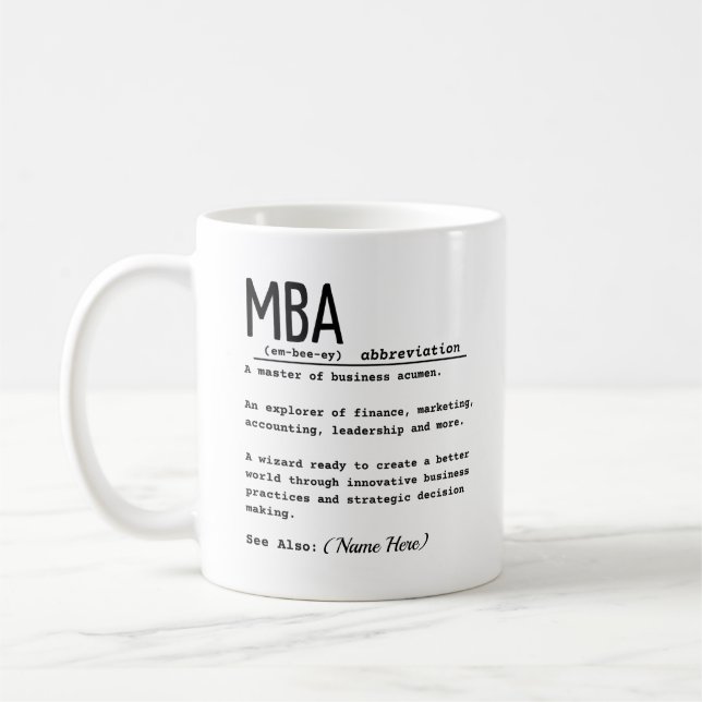 MBA KAFFEMUGG (Vänster)