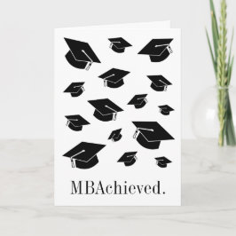 MBA/Master of Business Administration Studenten Kort