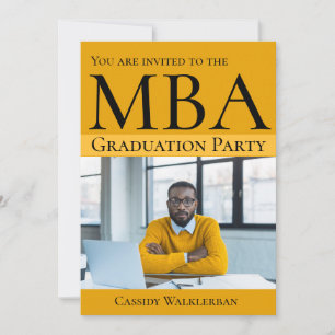 MBA Photo Studenten-inbjudan Inbjudningar