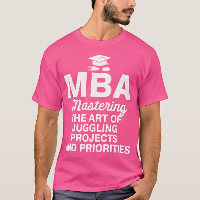 MBA:s konstverk med nyskapande projekt och projekt T Shirt (Framsida)