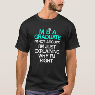 MBA Student Business Degree Studenten T Shirt