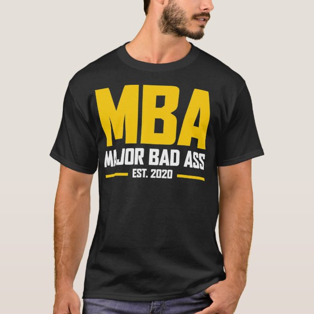 MBA Studenten-gåvor till sin magisterexamen T Shirt (Framsida)