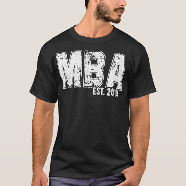 MBA Studenten Shirt MBA bildat 2019 T (Framsida)
