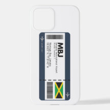 MBJ Jamaica Boarding Pass - Airport Biljett