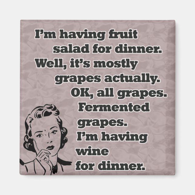 MBM-fruktsallad Magnet (Framsidan)