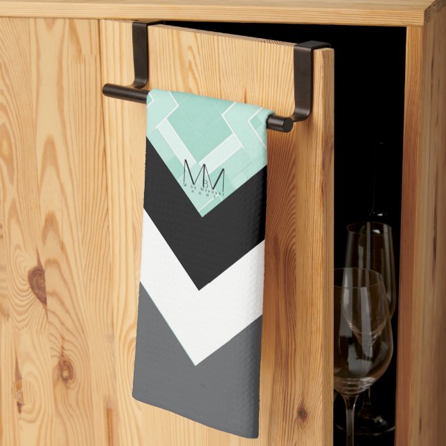 MbM HEMS kökshandduk - Mint Galenhet (Thirds Fold)