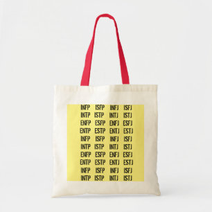 MBTI Personality Tote Bag Tygkasse