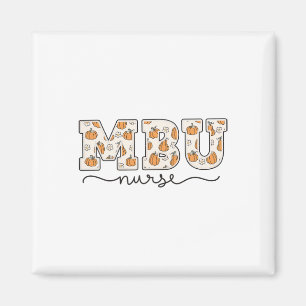 Mbu Nurse Pumpkin Fall Mor Magnet