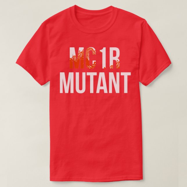 Mc1R Mutant Rödhårig Ginger T Shirt (Design framsida)