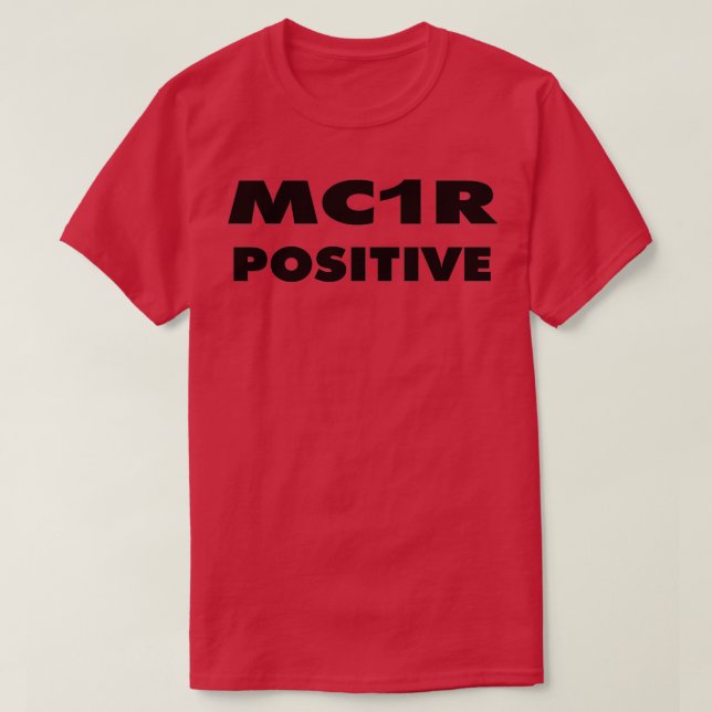 MC1R POSITIV Tshirt Classic TShirt T Shirt (Design framsida)