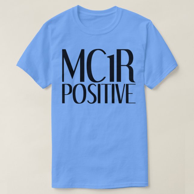 MC1R Positive Rödhårig T Shirt (Design framsida)
