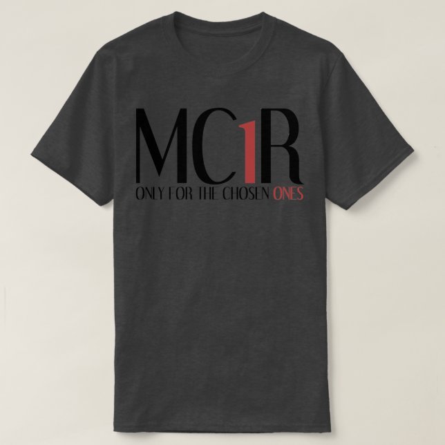 MC1R - valt Rödhårig 2 T Shirt (Design framsida)
