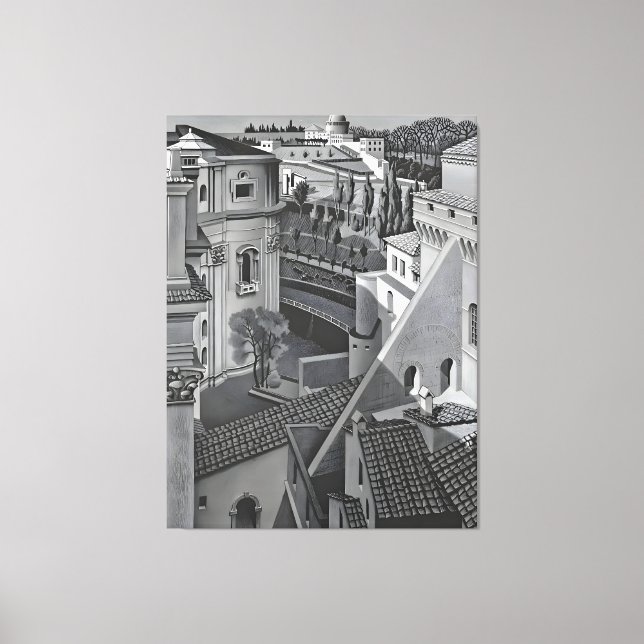 MC Escher art Canvastryck (Framsida)