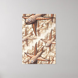 MC Escher art Canvastryck