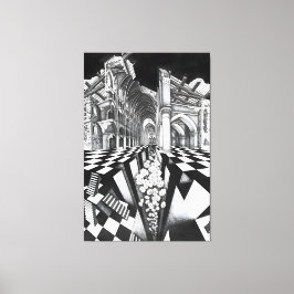 MC Escher-konst Canvastryck