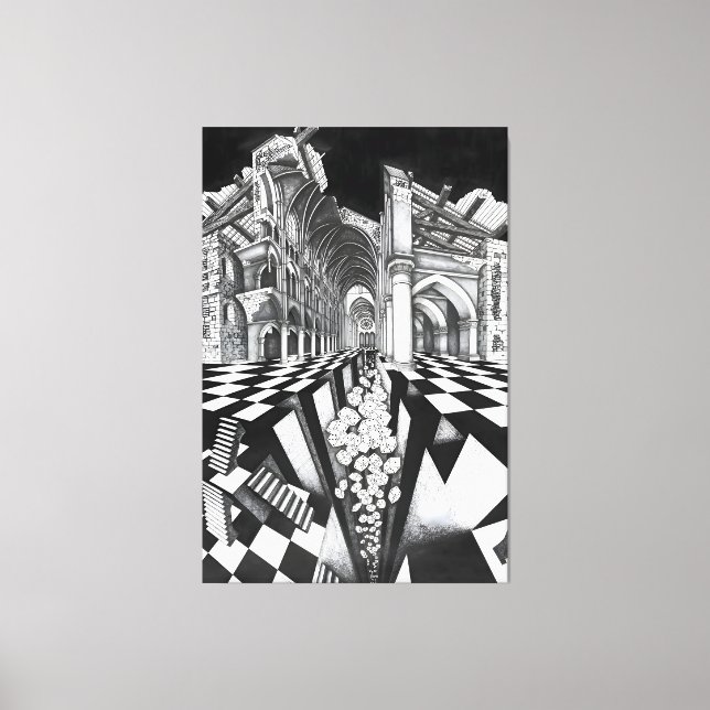 MC Escher-konst Canvastryck (Framsida)
