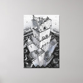 MC Escher-konst Canvastryck