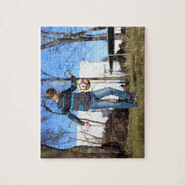 MC fotbollpussel, 8" x 10", 110 lappar Pussel (Vertikal)