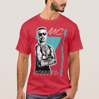 MC Hammer Retro Stil Fläkt Art Design T Shirt