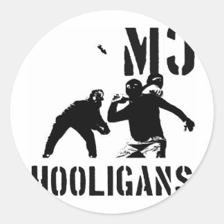MC HOOLIGANS RUNT KLISTERMÄRKE