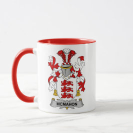 Mc Mahon Familj Coats of Arms Kaffe Mugg