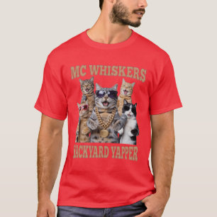 MC Whiskers Bakgårdsgäll Yapper Bootleg flicka T Shirt