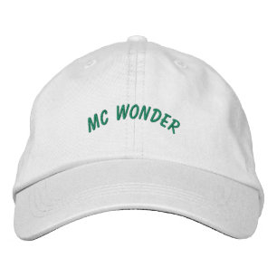 MC Wonder Julhälsningar Vit mössa Pure Broderad Keps