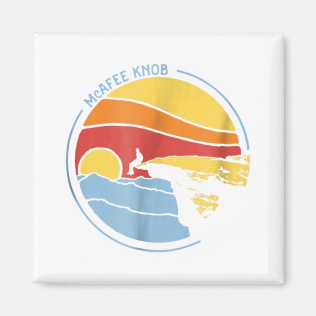 McAfee's Knob Trail Hiking Shirt av Giant Star Magnet (Framsidan)