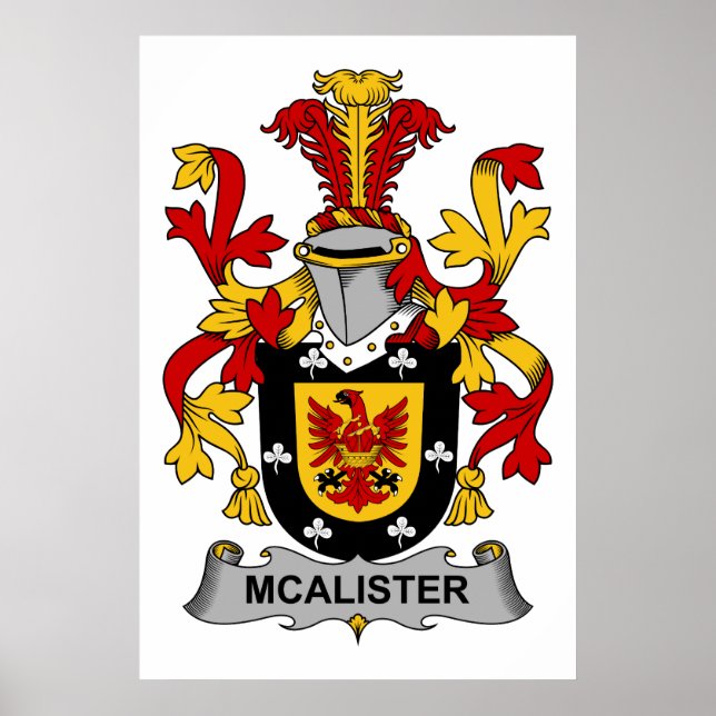 McAlister Family Crest Poster (Framsidan)