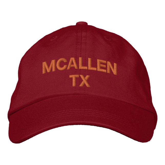 Mcallen Texas cap Broderad Keps (Framsida)