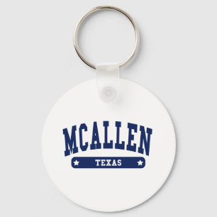 McAllen Texas College Stil T-tröjor Nyckelring