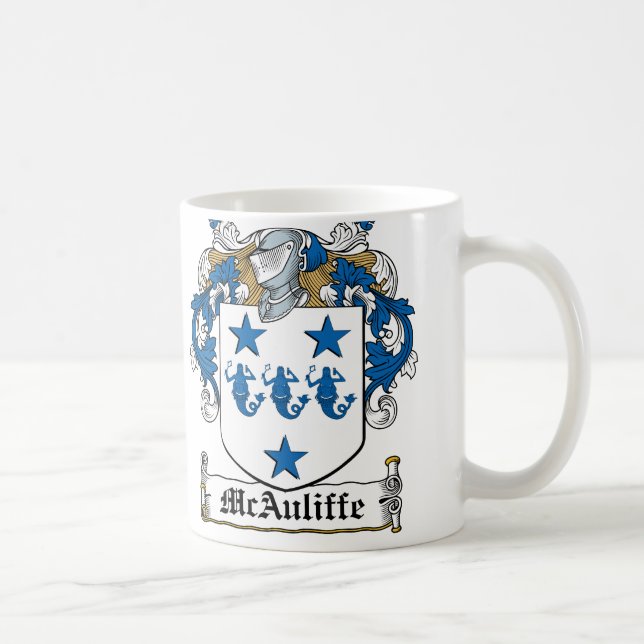 McAuliffe familjvapensköld Kaffemugg (Höger)