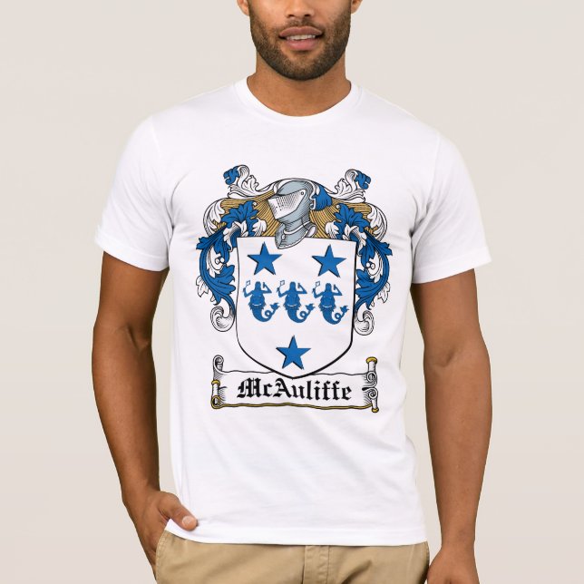 McAuliffe familjvapensköld T-shirt (Framsida)