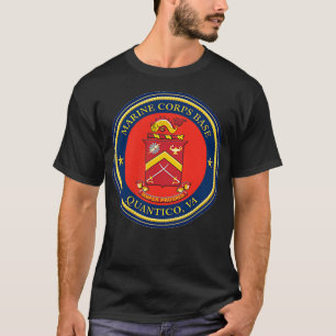 MCB Quantico Virginia Military Veteran FBI DEA Pat T Shirt