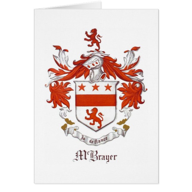 McBrayer kusten av ärmarkortet Hälsningskort (Framsidan)