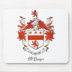 McBrayer vapensköld Mousepad Musmatta