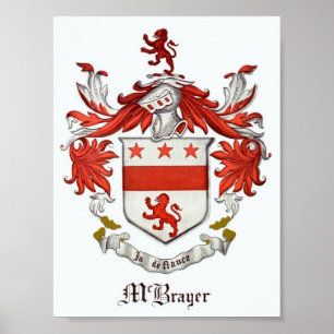 McBrayer vapensköldaffisch Poster