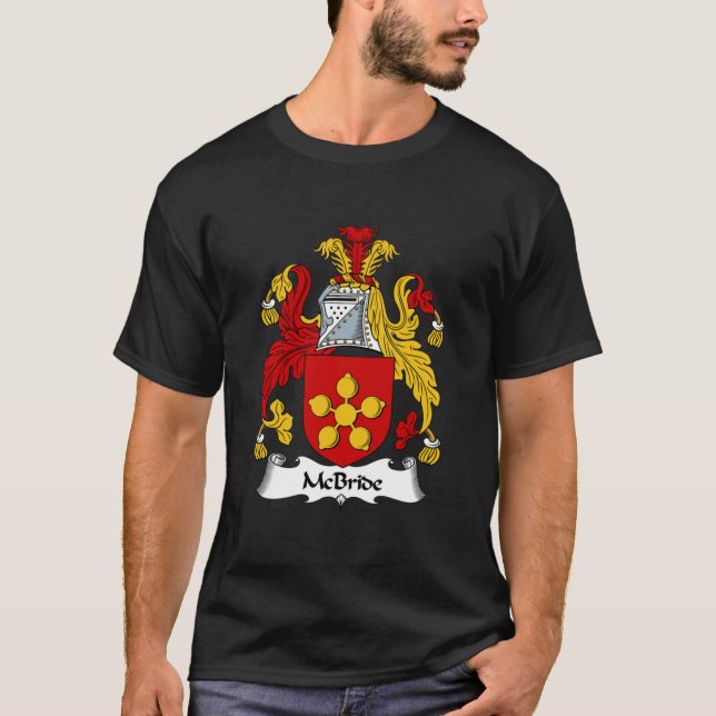 McBride Jackar om Arm McBride Family Crest Classic T Shirt (Framsida)