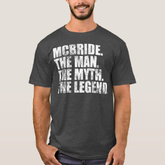 McbrideMcbride Family namn Mcbride last Name Mcbri T Shirt