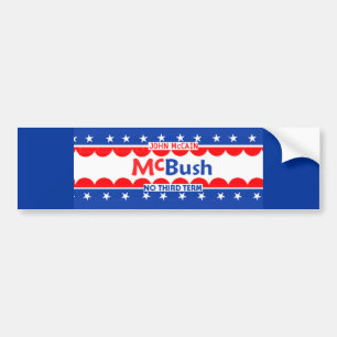 McBUSH INGEN THIRD BENÄMNER bildekalet Bildekal