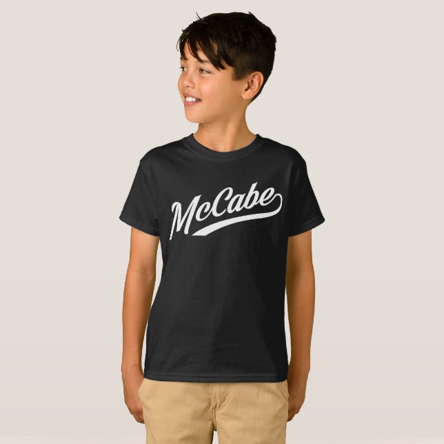 McCabe skrivar - VITBLÄCK Tee Shirt (Hel framsida)