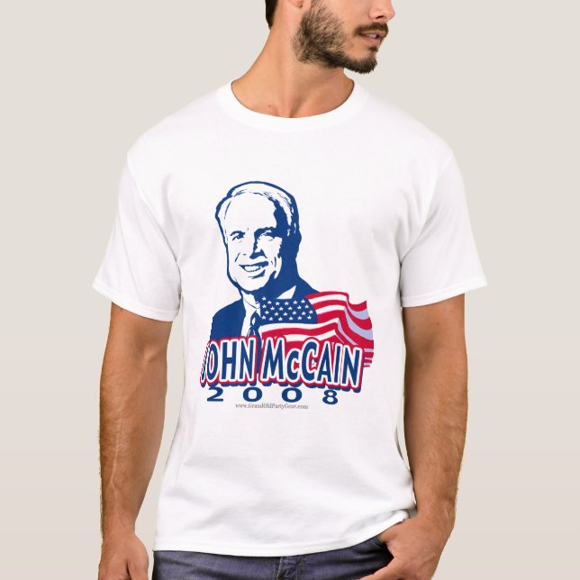McCain 2008 Shirt T-shirt (Framsida)