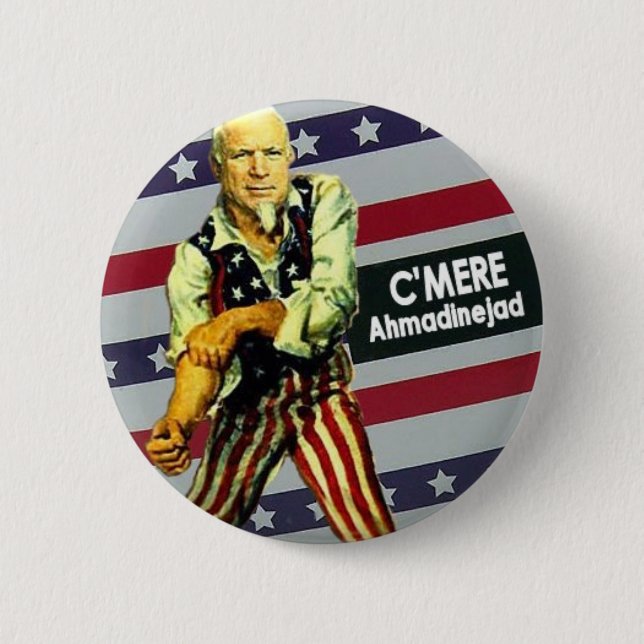 McCain/Ahmadinejad knäppas Knapp (Framsida)