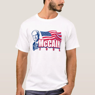 McCain för presidentskjorta T-shirt