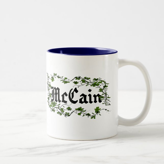 McCain Krypande Murgröna Keltisk Irländsk Mugg (Höger)