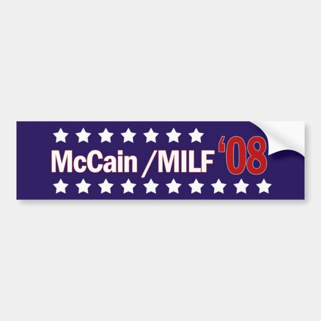 McCain MILF 08 Bildekal (Framsidan)